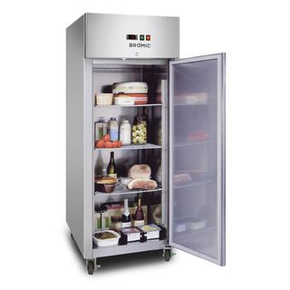 BROMIC Upright Fridge 650L Gastronorm Stainless Steel