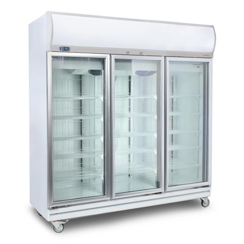 BROMIC Flat Glass Door 1507L LED Upright Display Chiller