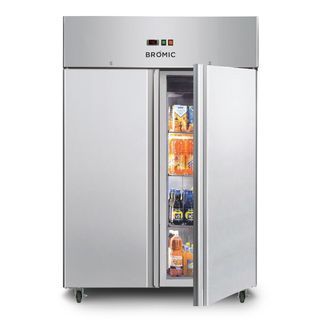 BROMIC Upright Fridge 1300L Gastronorm Stainless Steel 2 Door