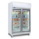 BROMIC Flat Glass Door 976L LED Upright Display Freezer