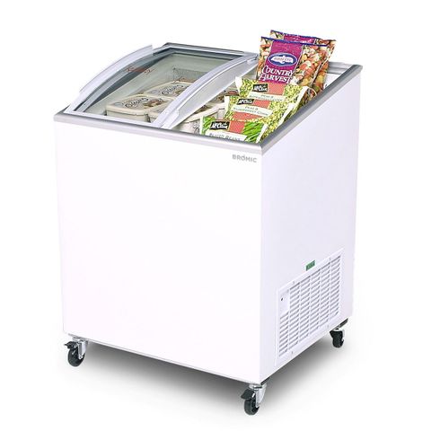 BROMIC Angled Glass Top 176L Display Chest Freezer