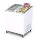 BROMIC Angled Glass Top 176L Display Chest Freezer