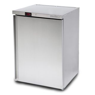 BROMIC Underbench Storage Fridge 138L LED Stainless Steel