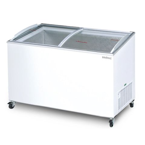 BROMIC Angled Glass Top 427L Display Chest Freezer