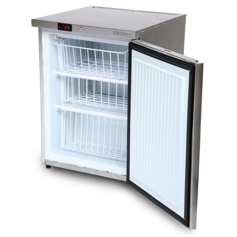 BROMIC Underbench Storage Freezer 115L Single Door Stainless Steel