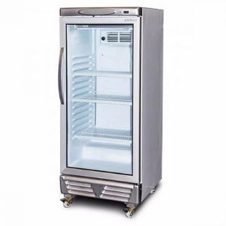 BROMIC Upright Display Fridge 215L LED Flat Glass Door
