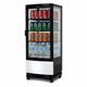 Curved Glass 98L LED Countertop Beverage Chiller
