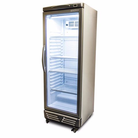 BROMIC LED ECO Flat Glass Door 290L Upright Display Chiller