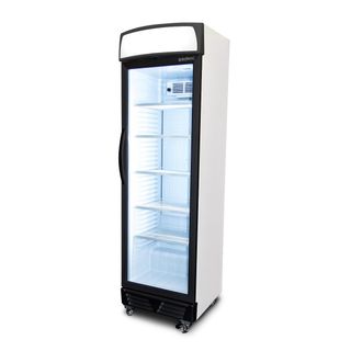 BROMIC Upright Display Fridge 372L LED Lightbox Flat Glass Door