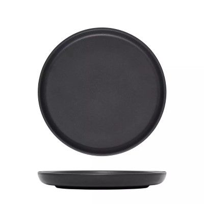 Round Plate 220mm ECLIPSE Black