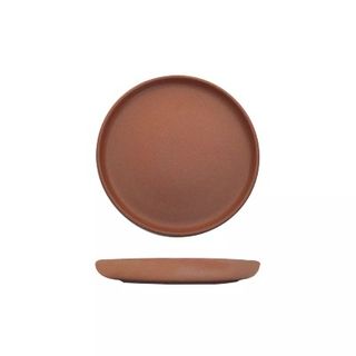 Round Plate 220mm ECLIPSE Brown