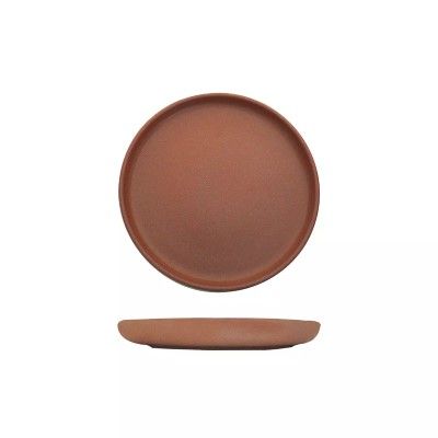 Round Plate 220mm ECLIPSE Brown