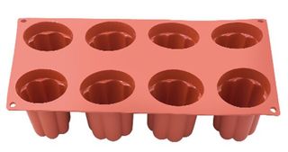 Silicon Cake Flower Mould 8 pcs 29.5x17.5cm