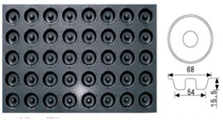 Savarin Cake Mould 40 pcs
