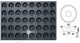 Savarin Cake Mould 40 pcs