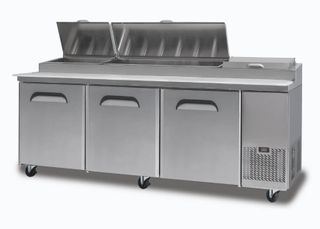 BROMIC Pizza Prep Fridge 3 Door (12 Pans)