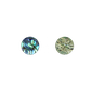 SHELL BLANK PAUA - CIRCLE - NATURAL CURVE, GROUND BACK, TUMBLED POLISHED - 17.5MM [28L] (DOZ)