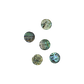 SHELL BLANK PAUA - CIRCLE - NATURAL CURVE, GROUND BACK, TUMBLED POLISHED - 22.5MM [36L] (DOZ)