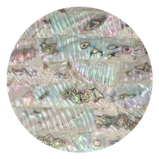 SHELL VENEER UNCOATED - MEXICAN ABALONE GREEN RIPPLE XTRA-LIGHT - 140*240MM