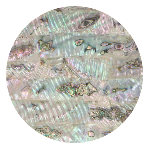 Uncoated Mexican Abalone Green Ripple Xtra Light
