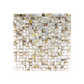 SOLID SHELL MOSAIC TILE - BMOP NATURAL SQUARE - LIGHT - 15*15MM/300*300