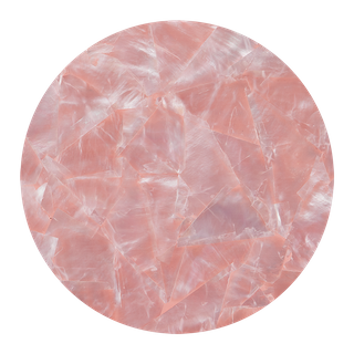 SHELL VENEER COATED - WMOP PINK QUARTZ - 300*300MM