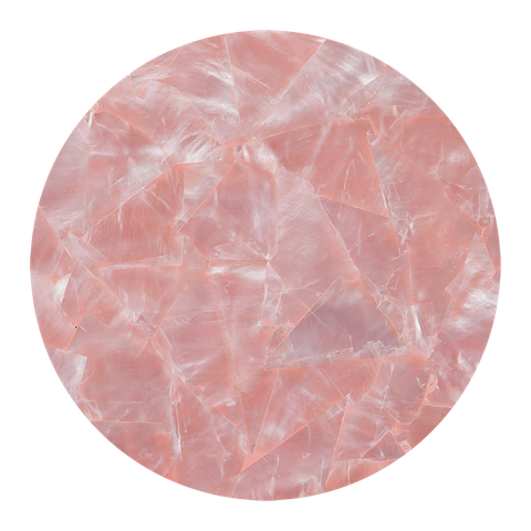 SHELL VENEER COATED - WMOP PINK QUARTZ - 300*300MM