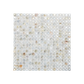 Solid Shell Mosaic Tile - Freshwater Mother of Pearl Natural Square