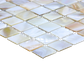 SOLID SHELL MOSAIC TILE - F/W MOP NATURAL SQUARE- 15*15MM/305*305MM