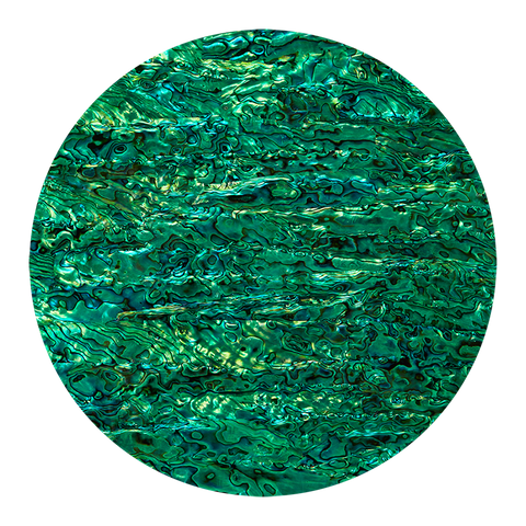 SHELL VENEER COATED - PAUA EMERALD GREEN - 200*200MM