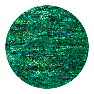 SHELL VENEER COATED - PAUA EMERALD GREEN - 230*130MM