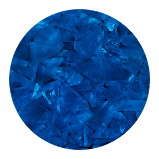 SHELL VENEER COATED - WMOP COBALT BLUE - 230*130MM