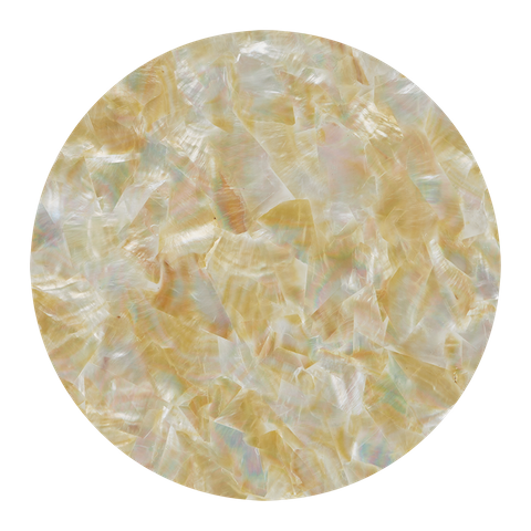 White Mother of Pearl Natural Gold