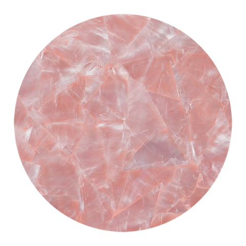 White Mother of Pearl Pink Quartz