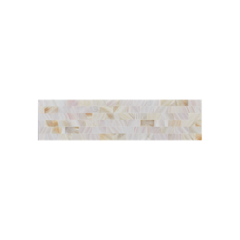 Solid Shell Tile - Freshwater Mother of Pearl Natural Brick