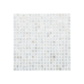 SOLID SHELL MOSAIC TILE - F/W MOP WHITE SQUARE - 15*15MM/305*305MM