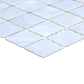 SOLID SHELL MOSAIC TILE - F/W MOP WHITE SQUARE - 25*25MM/318*318MM