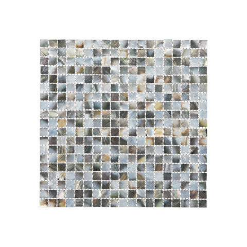 SOLID SHELL MOSAIC TILE - BMOP NATURAL SQUARE - 15*15MM/305*305MM