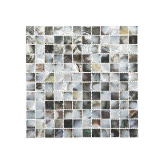 SOLID SHELL MOSAIC TILE - BMOP NATURAL SQUARE - 25*25MM/318*318MM