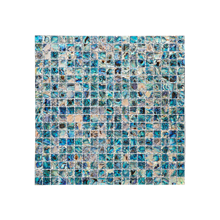 SOLID SHELL MOSAIC TILE - PAUA NATURAL SQUARE - 15*15MM/305*305MM