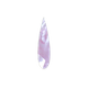 White Mother of Pearl Amethyst Purple