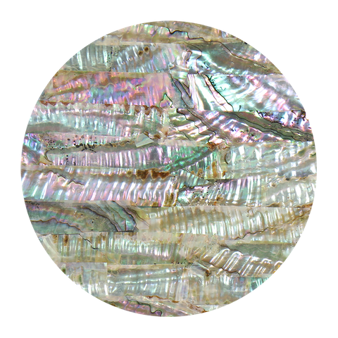 Uncoated Mexican Abalone Pink