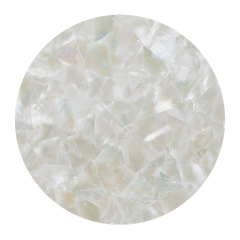 White Mother of Pearl Natural Mosaic - Matt Coated