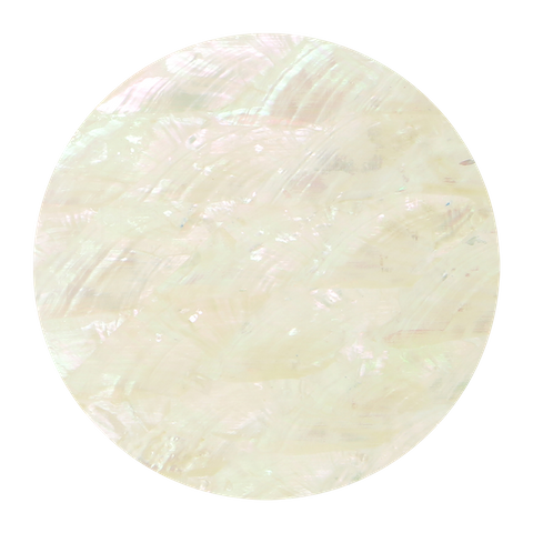 Uncoated Abalone Pearl Natural - Painted back white