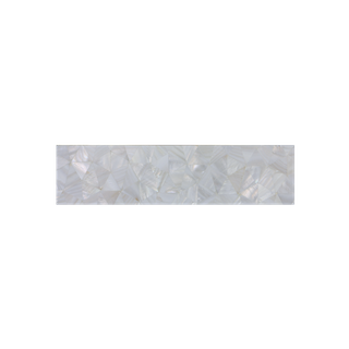 SOLID SHELL TILE - F/W MOP WHITE - CRAZY - 300*75MM