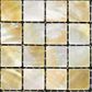 SOLID SHELL MOSAIC TILE - GOLD WMOP - 15*15MM/305*305