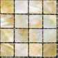 SOLID SHELL MOSAIC TILE - GOLD WMOP - 15*15MM/305*305