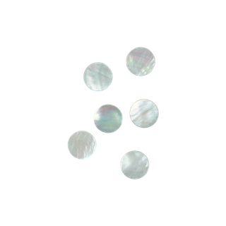 SHELL BLANK WMOP WW - CIRCLE - FLAT, CLEAN BACK, POLISHED 1 SIDE - 25*1.5MM [40L] (DOZ)