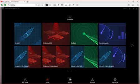 Raymarine AnyDesk remote access APP