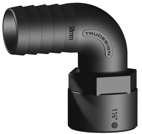 Trudesign 90 Degree Hose Tail - Female